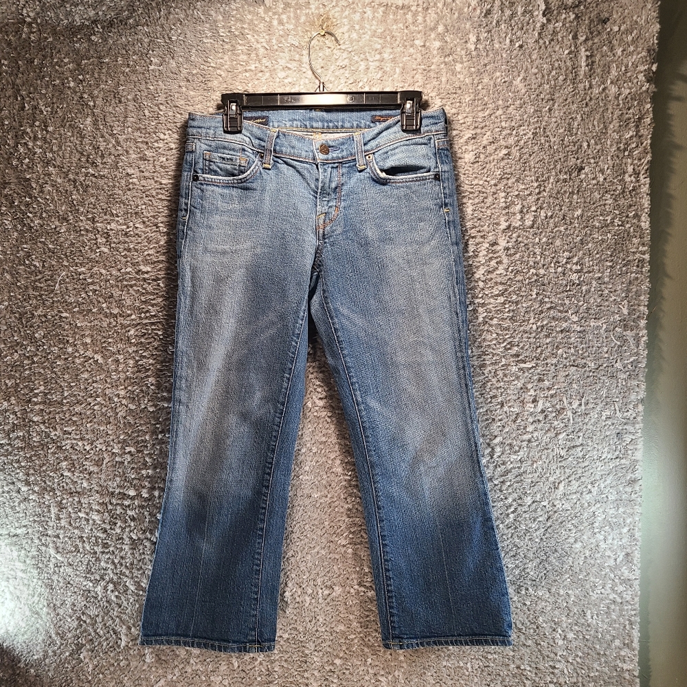 Citizens of Humanity Jeans Womens Size 28 Kelly #063‎ Stretch Low Waist Cropped